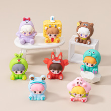 手感漆海派迪莫 树脂diy手机链饰品配件车载小摆件盲袋对对碰萌粒