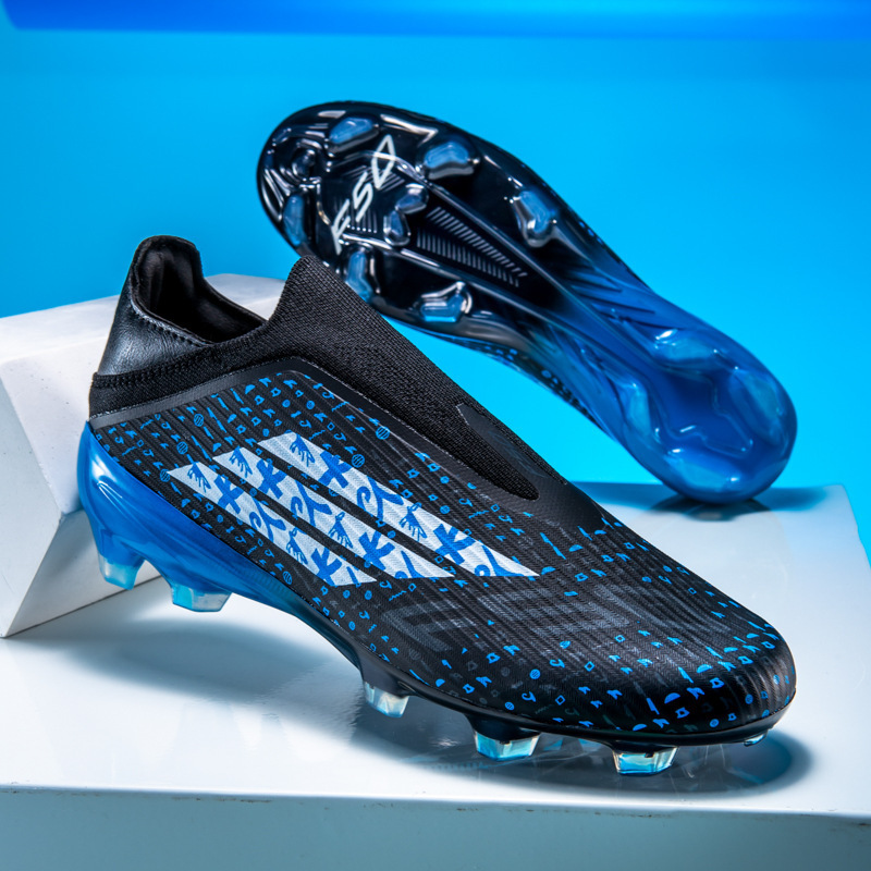 Tenis de Fútbol de Corte Bajo, Material TPR y Caucho TPU, Transpirables, para Césped Natural y Artificial