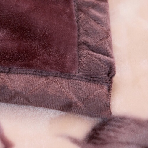 Manufacturer wholesale Larcher fur rug double-layer thick woolen blanket single and double autumn and winter cover blanket group purchase gift live streaming