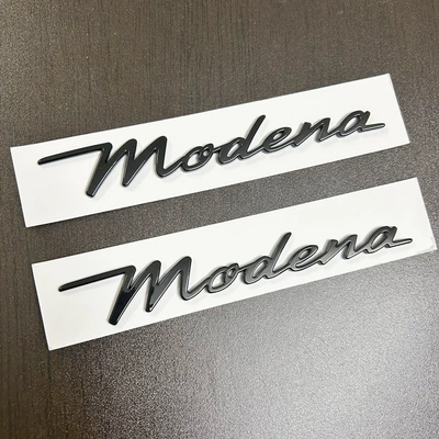 Grecale Side Emblem Hood – Car logo - modena-pair-glossy-black