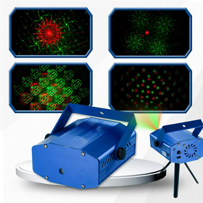 工厂价Mini绿光红光镭射激光灯满天星酒吧气氛迪斯科灯激光投影灯