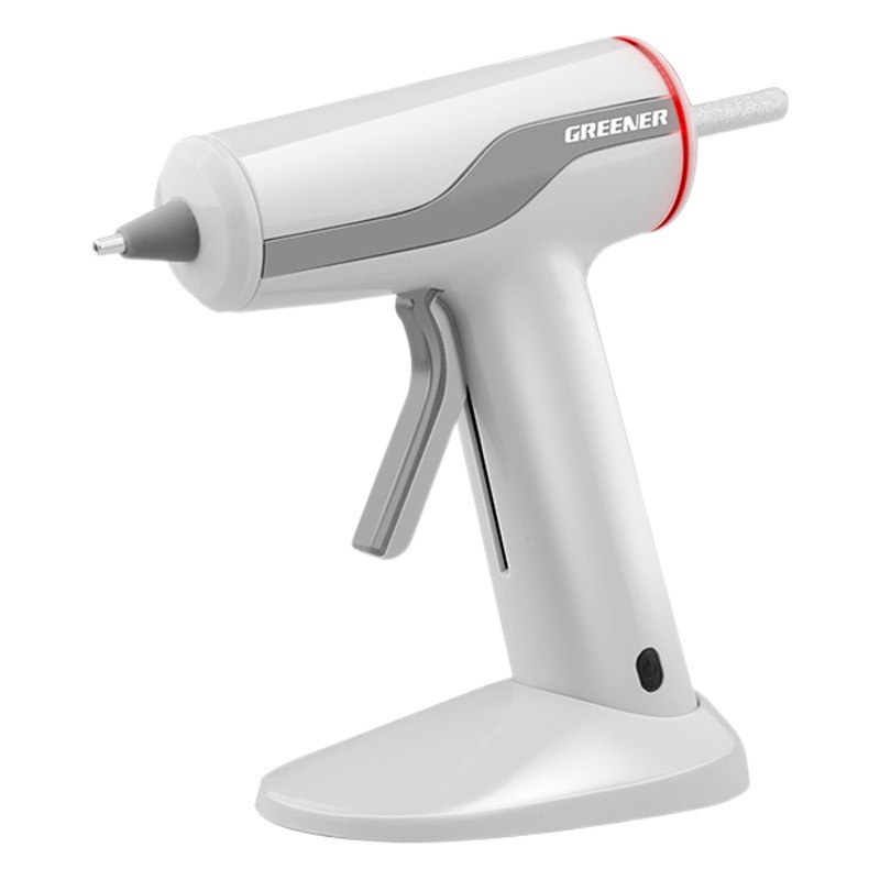 Green Forest Wireless Hot Melt Glue Gun niños hechos a mano DIY hot melt Gun batería de litio hogar pequeño recargable hot melt pegamento stick image 1