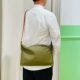 high quality New Style Smoot Lambskin Geometric Bag Women's Crossbody Square Bag Large Capacity Crescent Bag