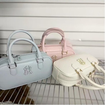 Korean Mlb Boston New Pu Leather Ny Letter Diamond Embossed Boston Bowling Fashion Shoulder Handbag Korean Mlb Boston New Pu Leather Ny Letter Diamond Embossed Boston Bowling Fashion Shoulder Handbag