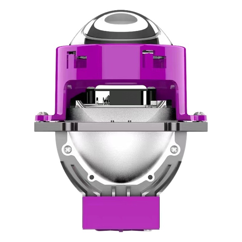 Fábrica transfronteriza nueva lente láser P01 faro de automóvil lente bifocal luz blanca súper brillante modificación de luz de automóvil