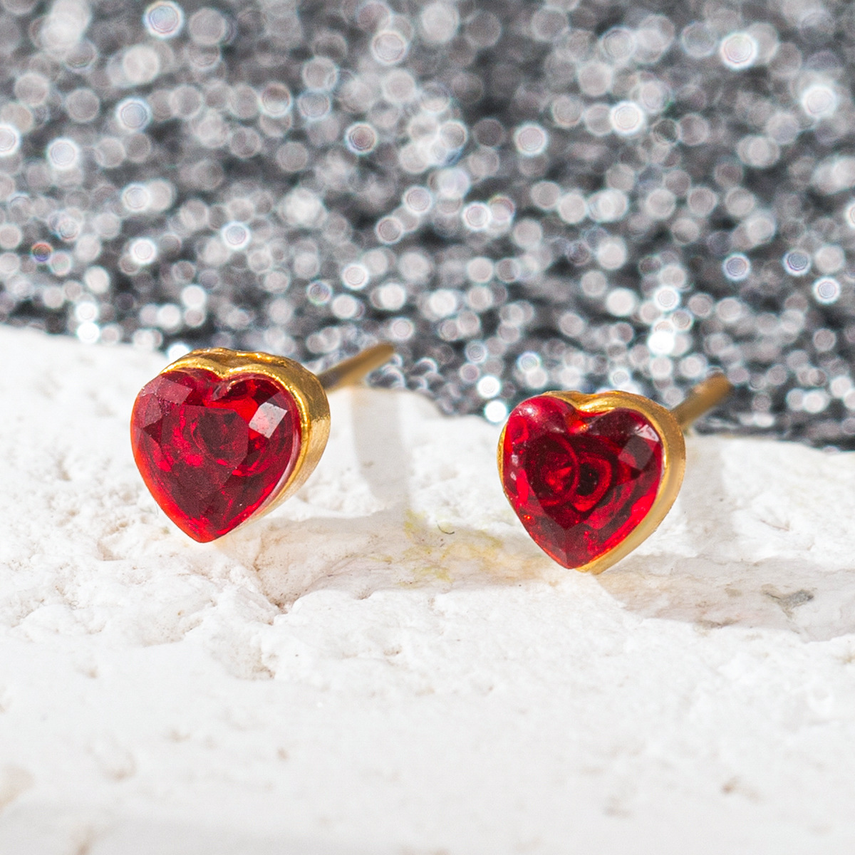 5g Weight 304 Stainless Steel Ear Needle Material 18K Gold Plated Plating Material Ear Studs Classification 1 Pair Quantity Daily Occasion Titanium Steel Material U Shape, Four Leaf Clover, Heart Shape Pattern All Seasons Season Women's Gender Elegant Style 1 Pair Elegant U Shape Four Leaf Clover Heart Shape Titanium Steel 18K Gold Plated Ear Studs 19