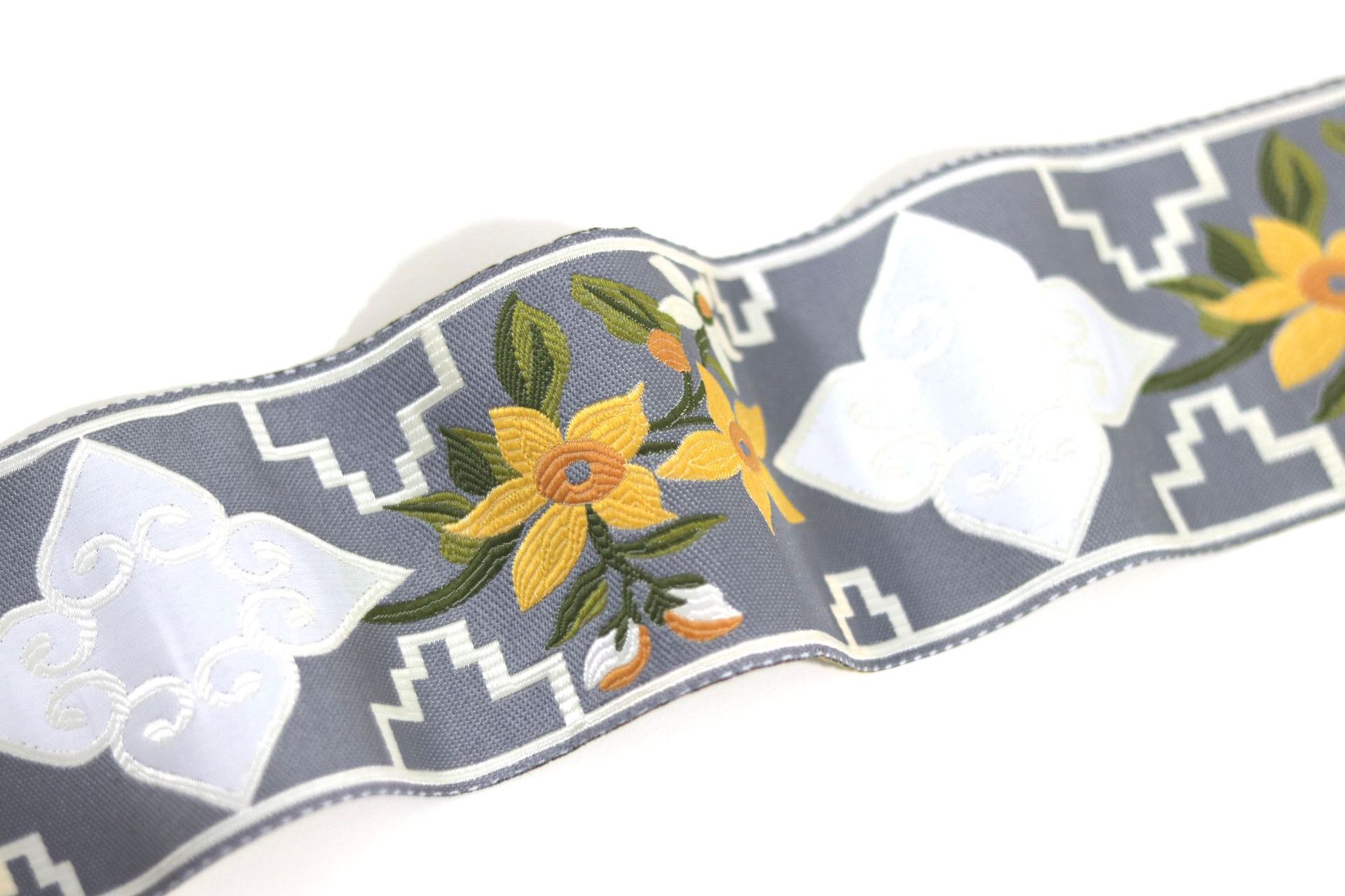 Banda jacquard de alta precisión de 9cm de ancho Hanfu falda de cara de caballo cojín de sofá mesa bandera de cama almohada costura de ropa encaje
