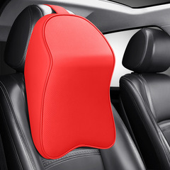 21 New Nappa Leather Car Headrest Wholesale Space Memory Foam Large Neck Pillow Car Car Lumbar Pillow