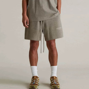 Fog Crazy Multi-Line Essentials Season9 High Street Casual Loose Metal Laminated Couple Shorts Trendy