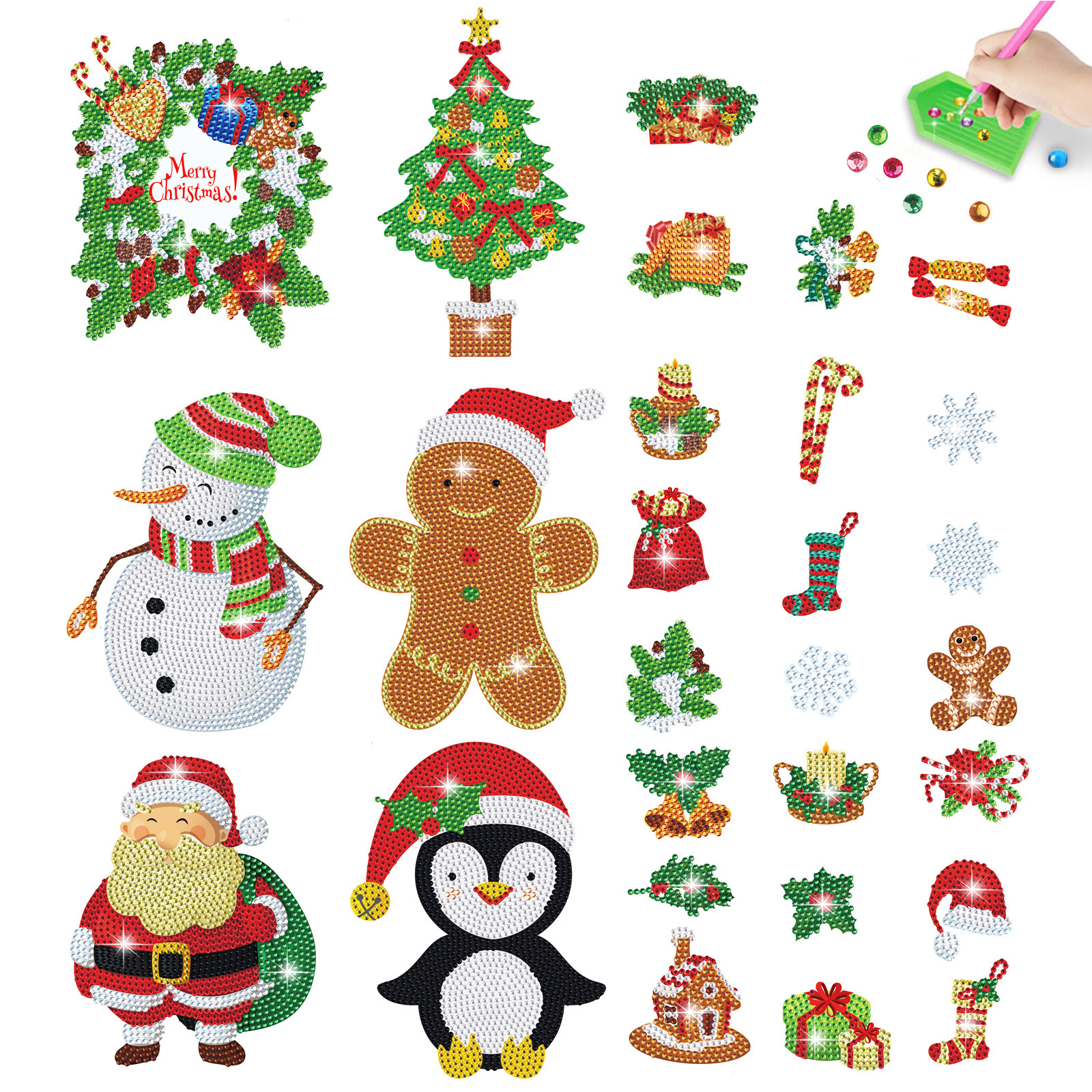 Galletas de muñeco de nieve navideño - bt545