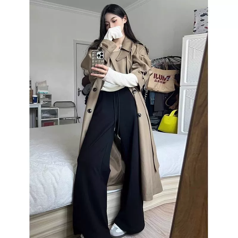 Autumn trench coat, jacket, loose fit