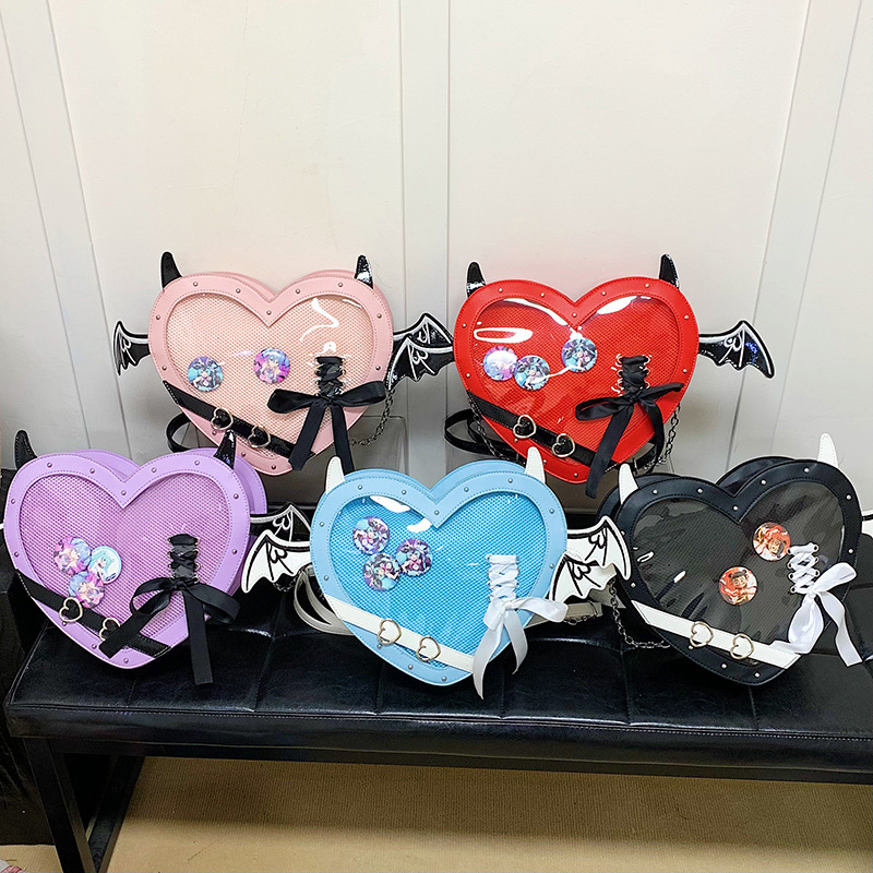 Campus JK uniform bag female heart-shaped Zagu yummy pain bag female high-value Lolita walking bag shoulder messenger bag Campus JK uniform bag female heart-shaped Zagu yummy pain bag female high-value Lolita walking bag shoulder messenger bag