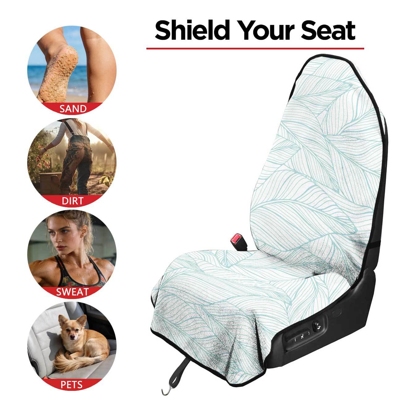 Car seat towel cover front seat protector suitable for gym and exercise, universal for all seasons, car use 132