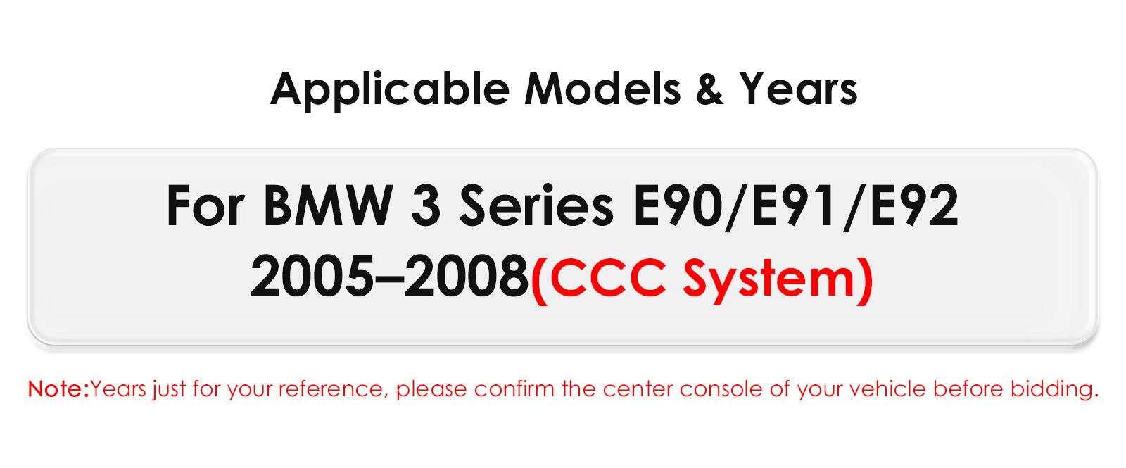 12.3inch Suitable for BMW 05-08 E90 E92 3 Series central control large screen Linux car GPS navigation CCC