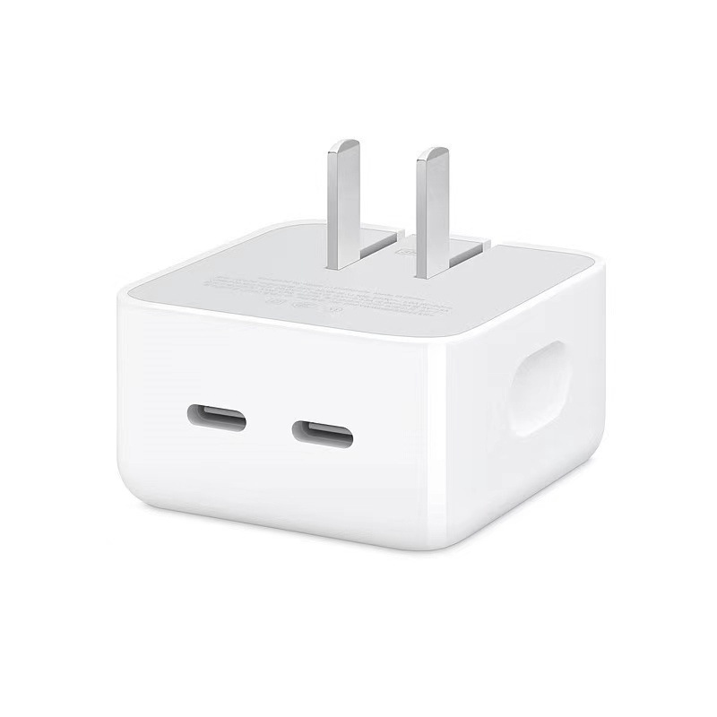 Apple純正35WデュアルUSB-Cポート電源アダプター、コンピューター、携帯電話、タブレット充電器に適用|undefined