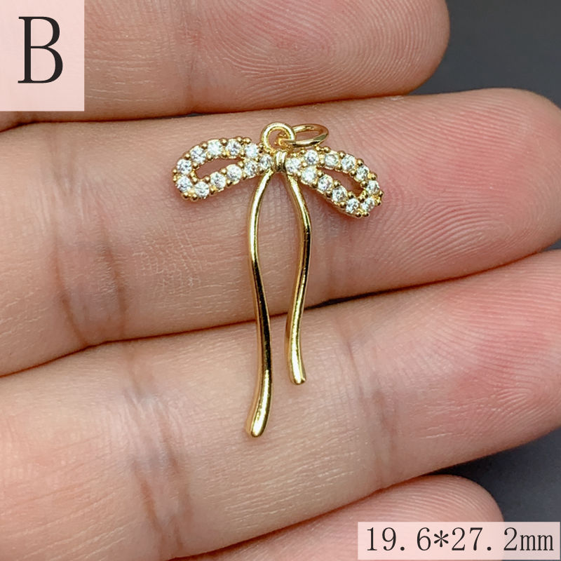 4g Weight Pendant Jewelry Making Type DIY Jewelry Accessories Classification 1 Piece Quantity Copper Material Heart Shape Pattern All Seasons Season Inlay Design Vacation, Simple Style Style 1 Piece Copper Heart Shape Pendant 5