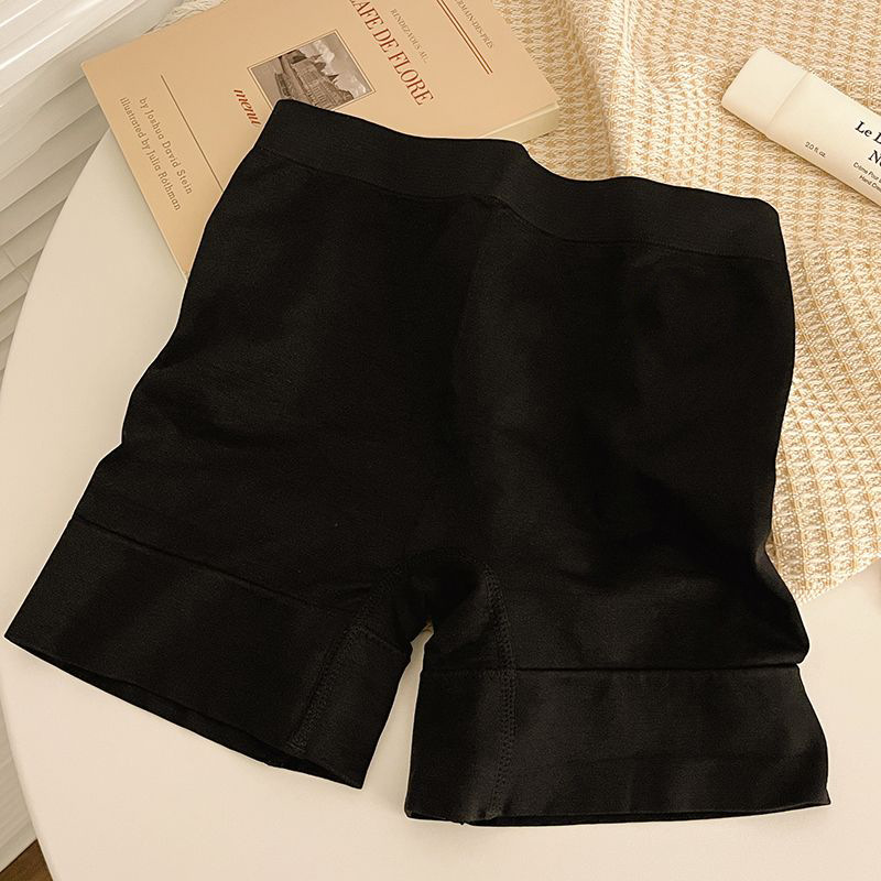 Pantalones de seguridad de abdomen de verano, nuevos pantalones sin costuras de ángulo plano, pantalones cortos de cintura de belleza