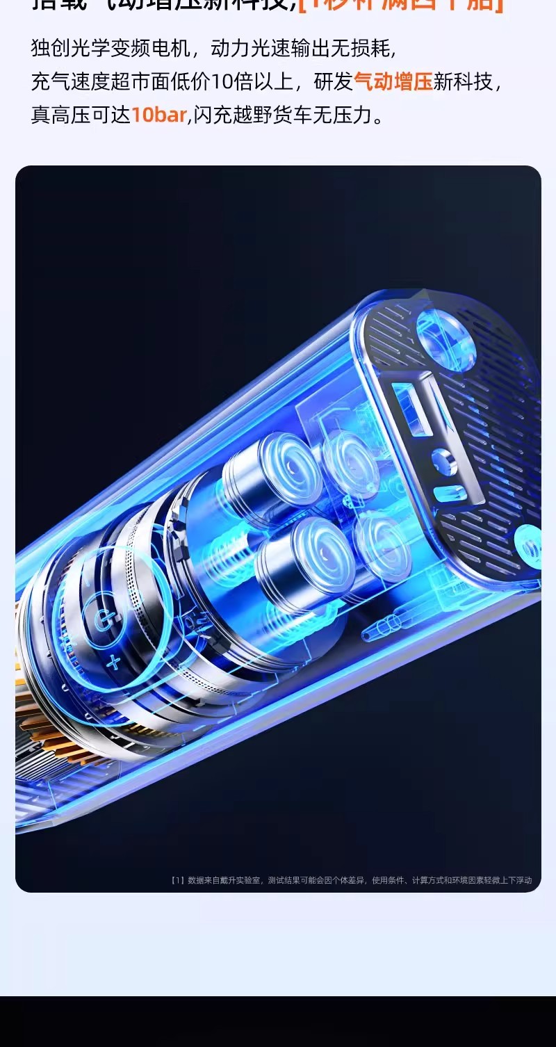 Car Air Pump, Portable Electric Air Pump for Cars, Car Tire Pump with Tire Pressure Measurement, Bicycle Air Pump