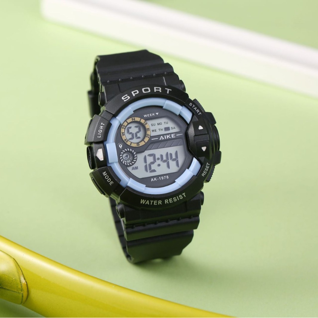 Ins Unicorn College Wind Watch estudiante resistente al agua anti-caída reloj electrónico deportivo duradero reloj multifuncional luz nocturna