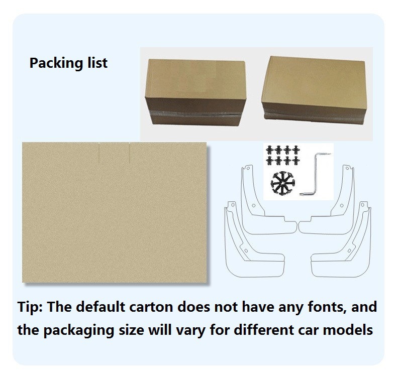 Suitable for Hyundai Mufasa Mud Flaps, Car Mud Flaps Accessories, Soft Rubber, Foreign Trade, Cross-Border Dropshipping