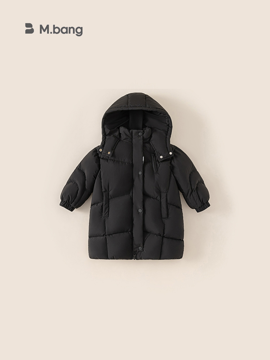 Youbao ropa infantil chaqueta de plumón para niñas gruesa ropa larga de invierno nuevo chaqueta de niño caliente