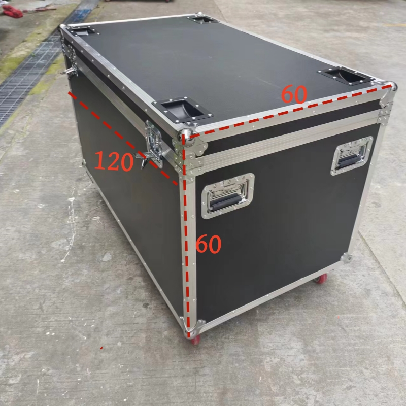 Caja de aviación de aleación de aluminio personalizada, caja de herramientas de hardware, caja de instrumentos impermeable y resistente a la presión, caja de envío logístico, caja de línea, aviación
