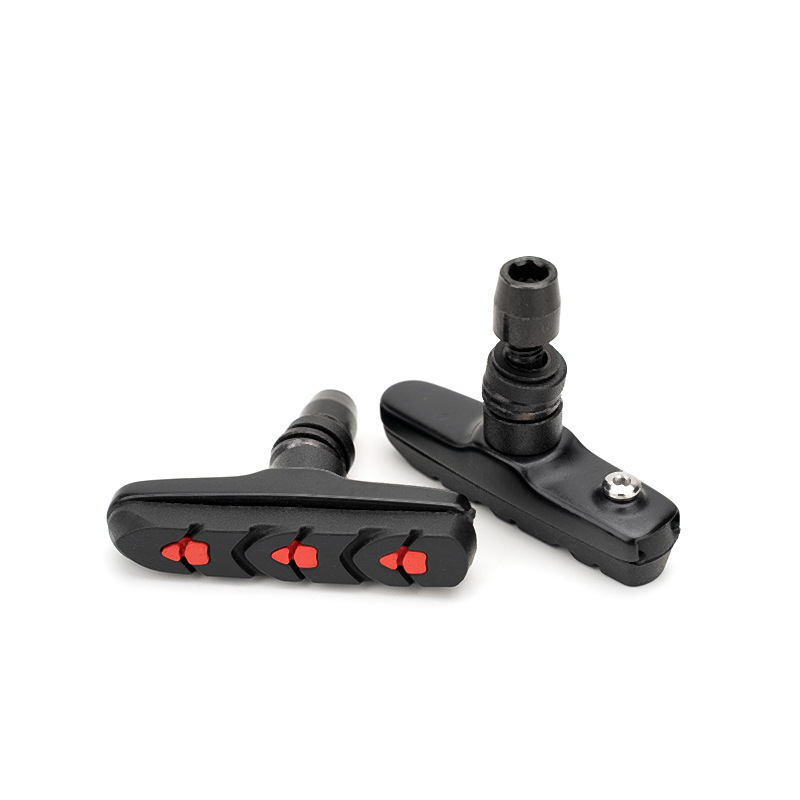 PROMEND pastillas de freno de bicicleta 767 coche plegable en forma de V abrazadera bloque de freno de goma reemplazable cáscara de aluminio almohadilla de freno