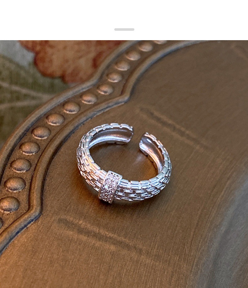 8g Weight Pearl, Zircon Inlay Material Open Ring Classification One Size Ring Size 1 Piece Quantity Daily Occasion Copper Material Heart Shape Pattern Women'S Gender Plating, Inlay Design Casual, Simple Style Style Casual Simple Style Heart Shape Copper Plating Inlay Pearl Zircon Open Ring