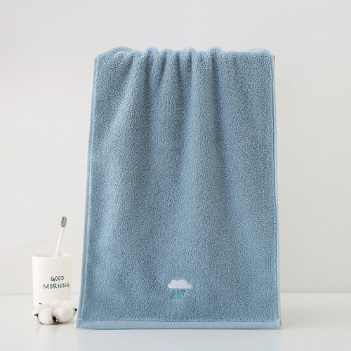 Pure cotton embroidered towel wholesale weather towel 32 strands water-absorbent and lint-free gift face towel adult household face towel