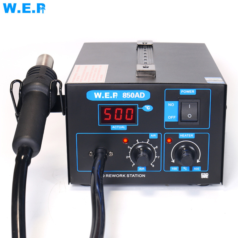 メーカー直販WEP-8508D恒温デジタル熱風溶接台熱風修理台|undefined