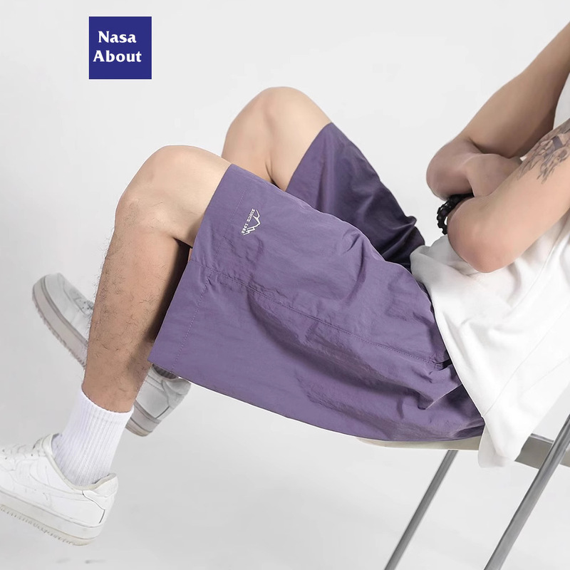 NASA Outdoor Quick-Dry Paratroopers Shorts Men's Summer American Style Woven Sports Dopamine Beach Breathable Sunscreen Pants NASA Outdoor Quick-Dry Paratroopers Shorts Men's Summer American Style Woven Sports Dopamine Beach Breathable Sunscreen Pants