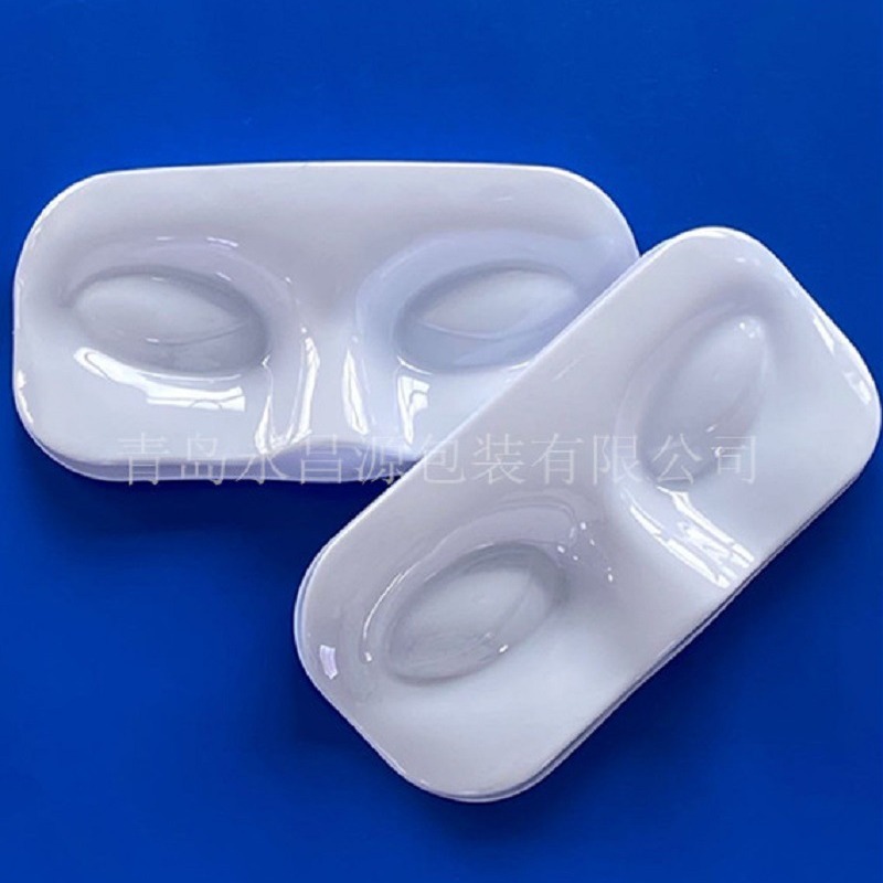 PET睫毛托收纳盒 假睫毛脸托 粘睫毛塑料台 吸塑托睫毛 供应东营
