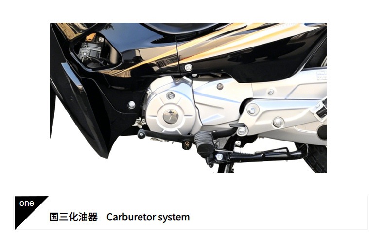 ZhuFeng brand curved beam scooter 48CC-110CC moped motorcycle for delivery