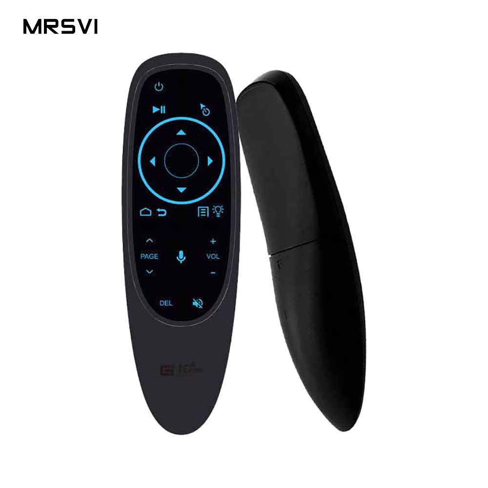 G10S PRO BT Bluetooth dual-mode voice remote 2.4G air mouse with backlight gyroscope