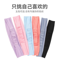 Wholesale sports sweatband running sweat-absorbent antiperspirant hairband men's and women's basketball yoga fitness hairband sweatband