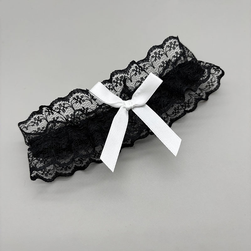 Nuevos productos transfronterizos japoneses de encaje arco de pierna anillo de novia accesorios de vestido de boda muslo correa de pierna de boda cubierta de pierna