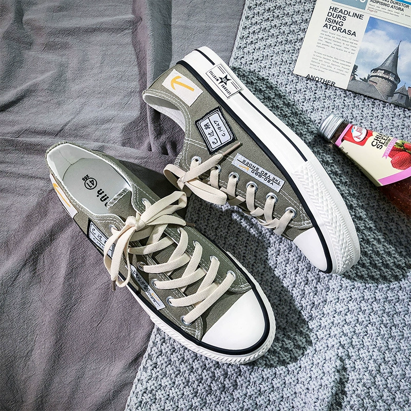 Летняя повседневная низкокачественная мужская обувь 2024 новая дышащая корейская модная мужская обувь дикая спортивная студенческая обувь