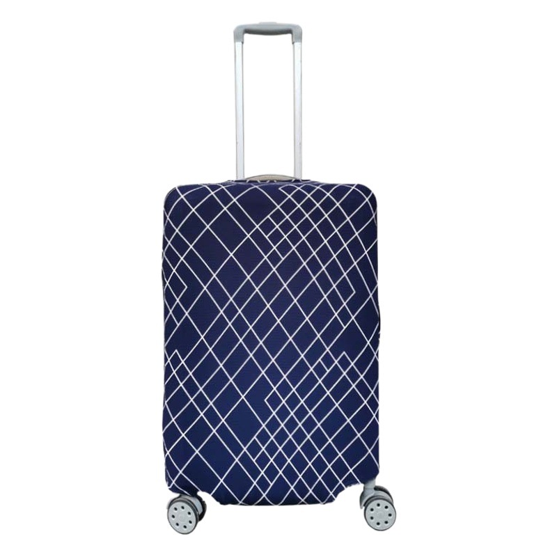 Cubierta protectora de equipaje acanalado carro caso conjunto de embarque amor equipaje lunka dot cubierta protectora entrega de una sola pieza