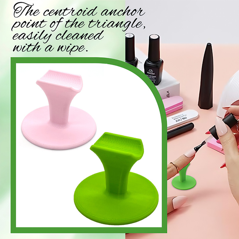 Cross-Border New Product 2025 Manicure Tray to Prevent Nail Polish Shaking Hands, Creative Manicure Accessories, 3D Printed Ornaments