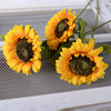 Realistic decorations solar-powered indoor, props, sunflower, wholesale