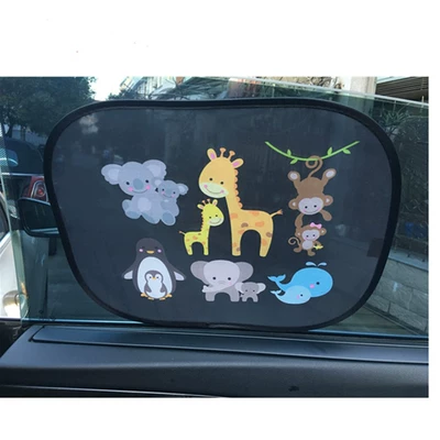 44*35cm Cartoon Sunshade for Sun shade - child-and-mother-animals