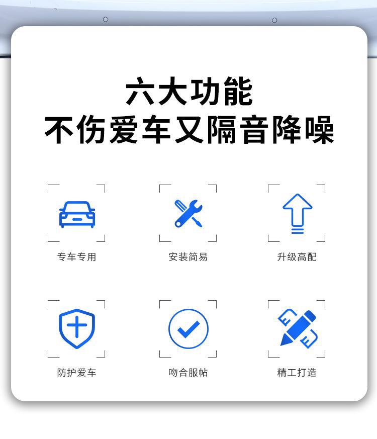 Chery's Full Range of Special Trunk Sealing Strips, Rear Trunk Sealing Stickers, High Temperature Resistance, Waterproof, Dustproof, Noise Reduction and Silent Strips