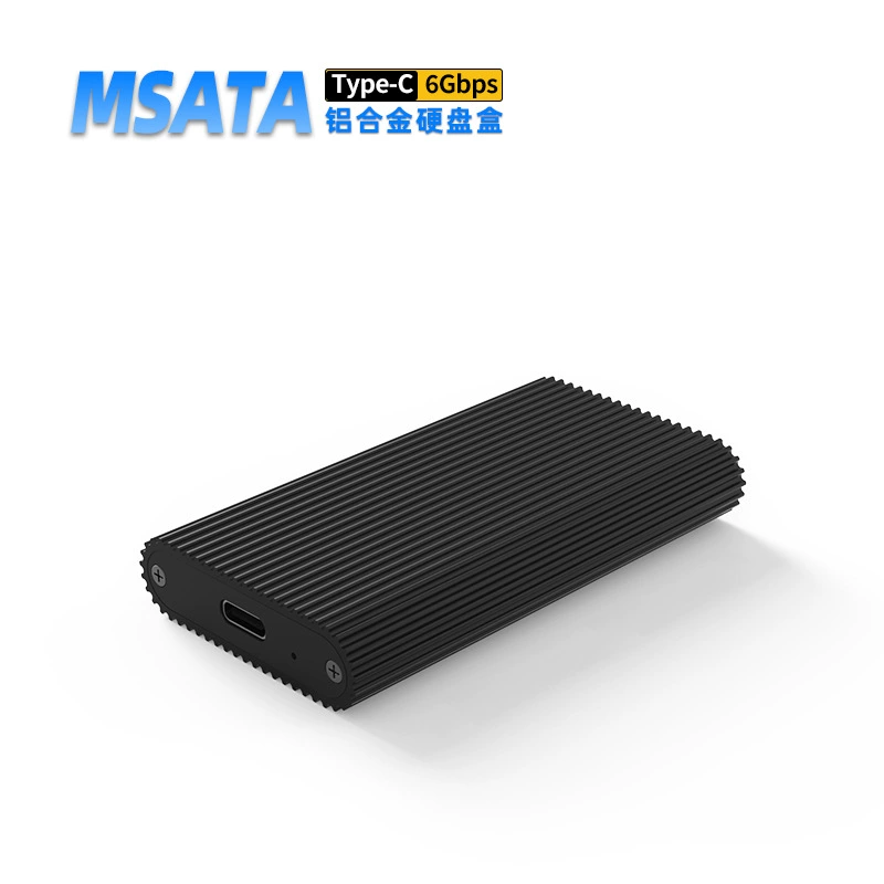 Мини msata твердотельный корпус type-c на USB3.1 ноутбук SSD металлический корпус для внешнего жесткого диска высокой скорости