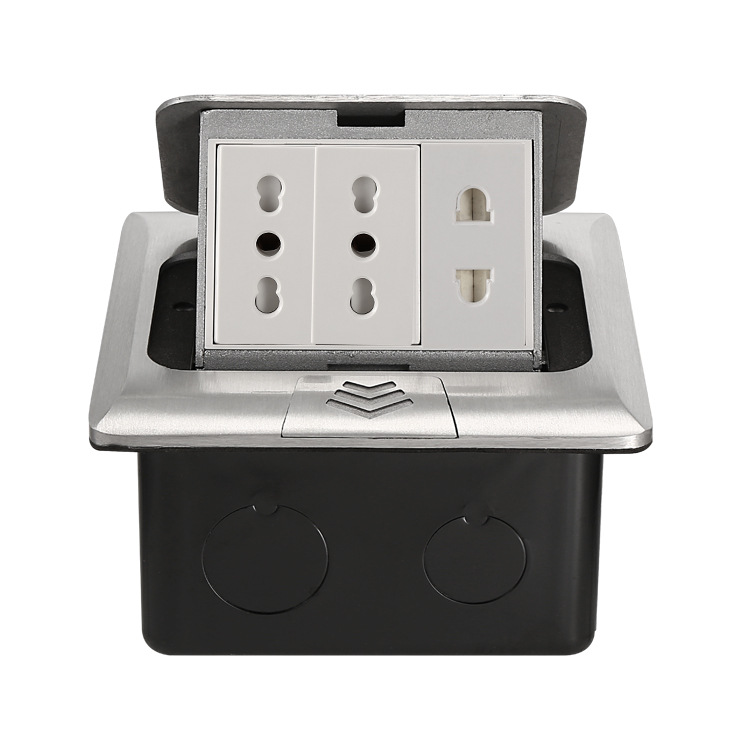 Italy pop-up power socket cross-border concealed embedded RJ45 computer Chile Italy ground socket