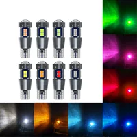 Автомобильный светодиодный светильник T10 3030 10smd подсветка яркого номерного знака W5W декодированный маленький лампочка для чтения