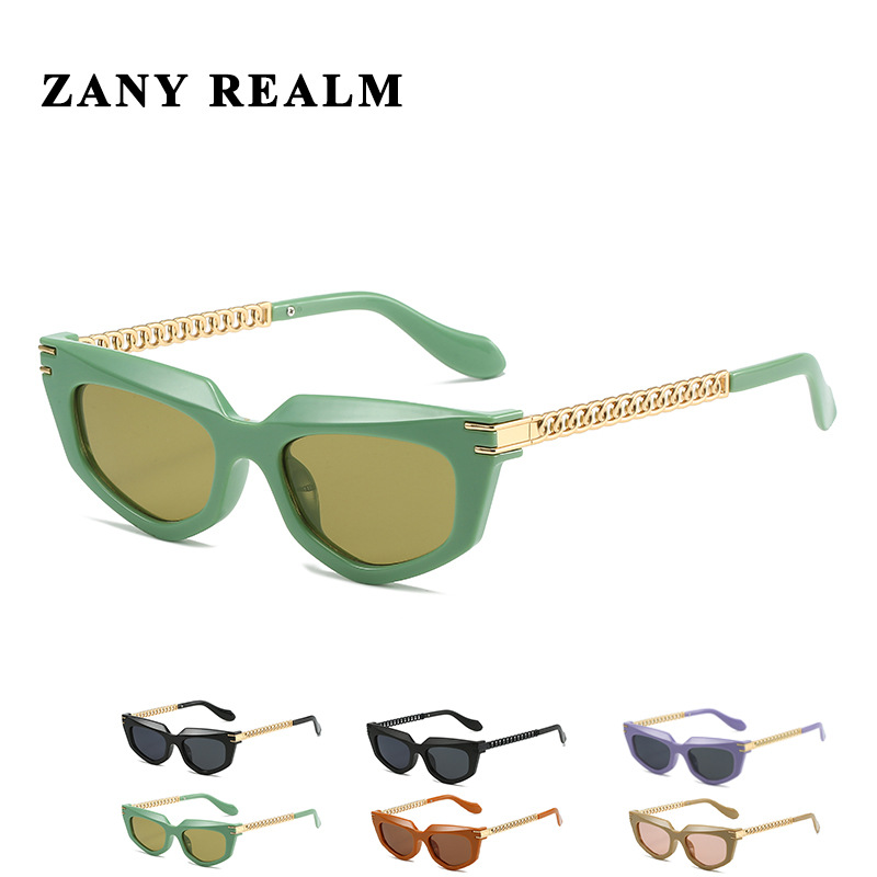 Nueva retro CAT EYE cyberpunk gafas de sol transfronteriza calle neutral dulce fresco gafas de sol transfronterizas fabricantes