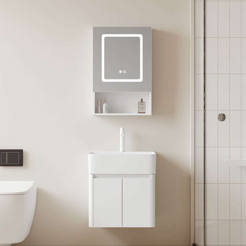 Cuarto de baño lavabo pequeño apartamento estrecho pequeño panal combinación ultra estrecho de cerámica cuenca integrada