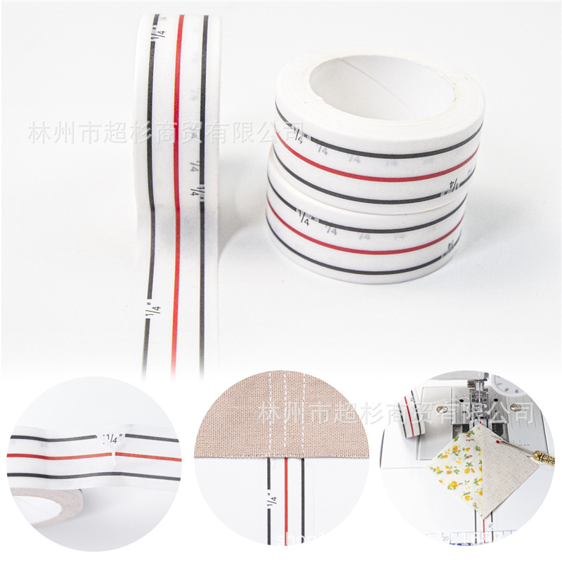 Diagonal Seam Tapes Patchwork Positioning Sewing and Washi Tape Diagonal Straight Line Positioning Washi Tape