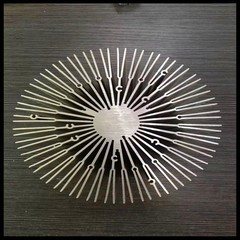 太阳花散热器铝合金型材 散热铝材 太阳花散热铝合金型材