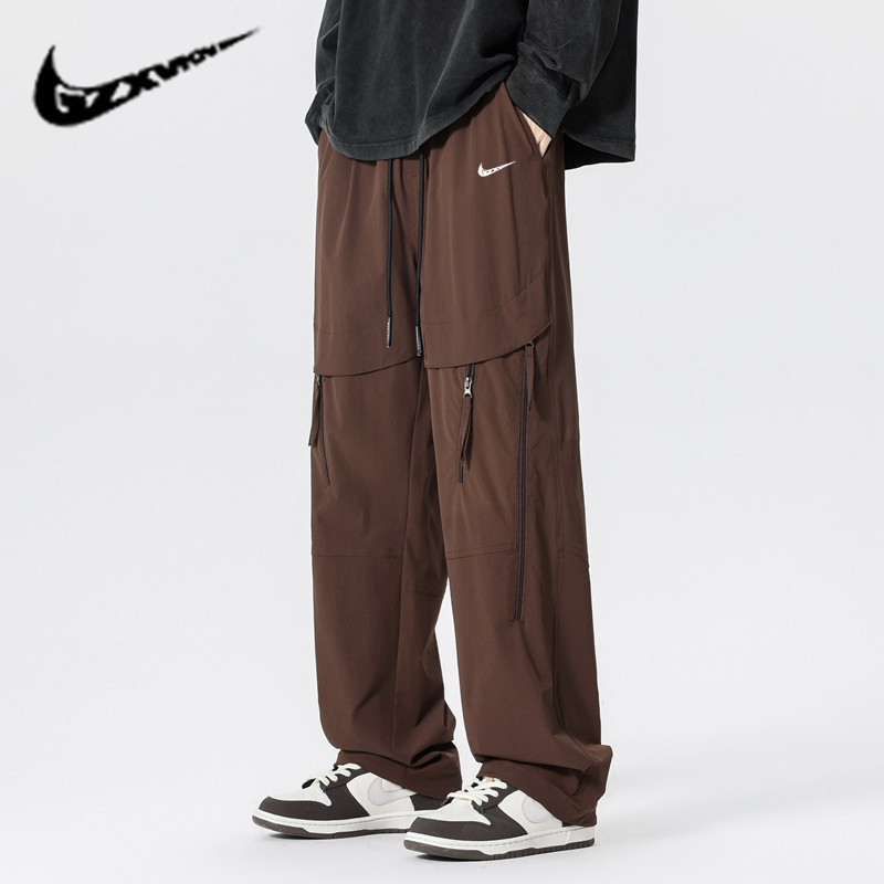 2025 Cross-border Fashion Outdoor Casual American Style Trendy Pants Loose Charge Pants Workwear Style Trousers for Men and Women